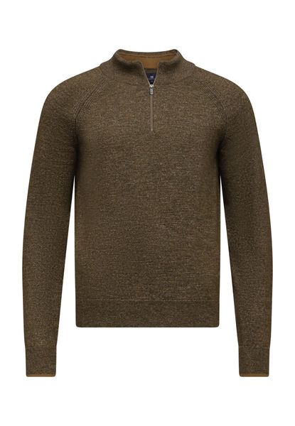 State of Art Pull à col montant brun (8337) 3XL