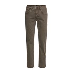 Camel active 5-Pocket Relaxed Fit Hose aus Baumwoll-Mix - grün (37)