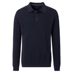Casamoda Polo-Shirt Langarm - blau (105)