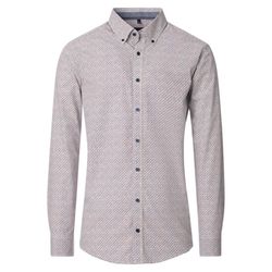 Casamoda Casual Fit: Freizeithemd - blau/braun (200)