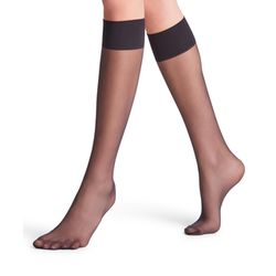 Falke Pure Matt 20 DEN Women Knee-high socks - black (3009)