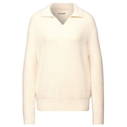 Street One Feather yarn sweater - beige (16351)