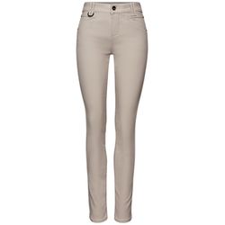 Street One Slim fit coated trousers - beige (16283)