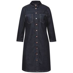 Street One Denim Kleid im Rinsed-Look - blau (17425)