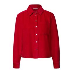 Street One Corduroy blouse - red (16865)