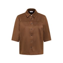 Cecil Velour blouse - brown (17113)