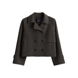 Opus Trench court au look moderne en mélange de laine - Haili - brun (20024)