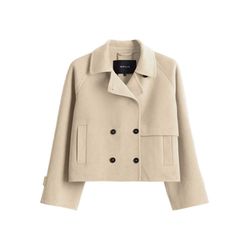 Opus Trench court au look moderne en mélange de laine - Haili - beige (2088)