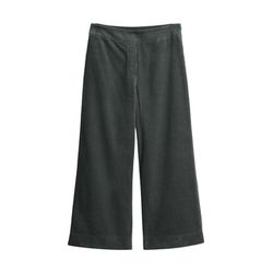 Opus Fine corduroy culottes - Misha corduroy - green (30040)
