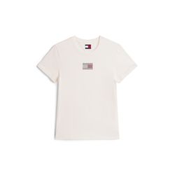 Tommy Jeans T-shirt with front print  - white (YBH)