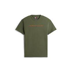 Tommy Jeans T-shirt with embroidered logo - green (0H8)