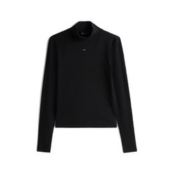 Tommy Hilfiger Long-sleeved mock neck shirt - black (BDS)