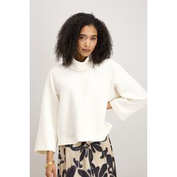 Signe nature Blouse unie manches 7/8 - beige/blanc (1)