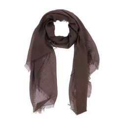 Signe nature Semi-transparent scarf - brown (03)