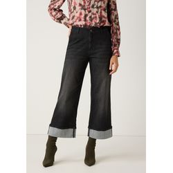 More & More Weite Jeans mit breitem Aufschlag - blau (0968)