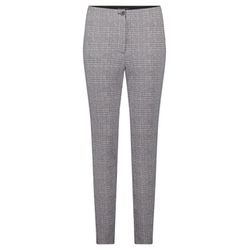 Betty Barclay checked trousers - gray (9876)