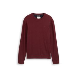 Tom Tailor Basic Strickpullover - rot (39101)