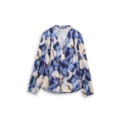Tom Tailor Blouse with pattern - blue (39031)