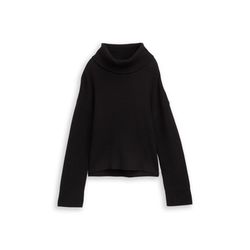 Tom Tailor Oversized turtleneck jumper - black (14482)