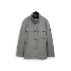 Tom Tailor 2-in-1 Wolljacke mit abnehmbarer Innenjacke - grau (30507)