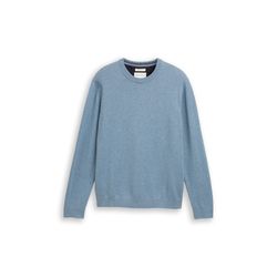 Tom Tailor Basic Strickpullover - blau (39094)