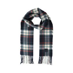 Tom Tailor Schal mit Fransen - blau (38516)