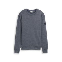 Tom Tailor Sweatshirt in melange look - blue (19932)