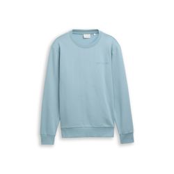 Tom Tailor Sweatshirt mit Rundhalsausschnitt - blau (30838)