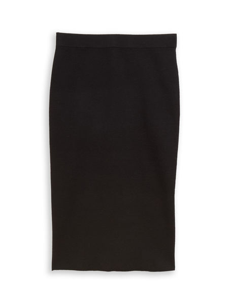 Tom Tailor Midi skirt with slit black (14482) 36
