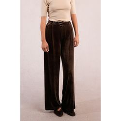 Molly Bracken Weite Samthose - braun (MARRON)