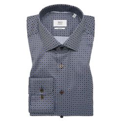Eterna Slim Fit: Twill Shirt - blue (18)