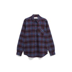 Armedangels Hemd aus Bio-Baumwolle - Faalin - blau/rot (3244)