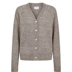 Nümph Strickjacke mit V-Auschnitt - Nuriette  - braun (5697)