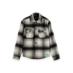 Scotch & Soda Kariertes Überhemd - grau/schwarz (021)