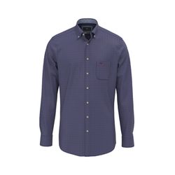 Fynch Hatton Hemd mit Muster - blau/rot (367)