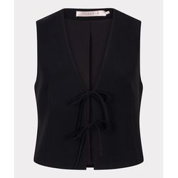 Esqualo  Weste mit Schleifenverschluss - schwarz (BLACK)