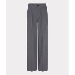 Esqualo Trousers wide leg elastic melange - gray (Grey Melange)