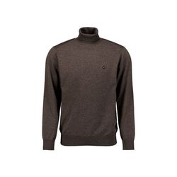 No Excess Melange-Rollkragenpullover - beige (044)