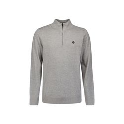 No Excess Pullover mit Reißverschluss am Hals - grau (102)