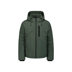 No Excess Short Fit Wattierte Jacke mit Kapuze - grün (124)