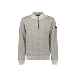 No Excess Pullover mit sportlichem halbem Reißverschluss - grau (014)