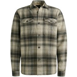 PME Legend Checked shirt jacket - beige/gray (Beige)
