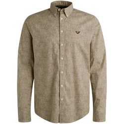 PME Legend Shirt with all-over print - brown (Brown)