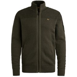 PME Legend Strickjacke mit Reißverschluss - grün (Green)