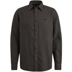PME Legend Shirt with all-over structure - black (Black)