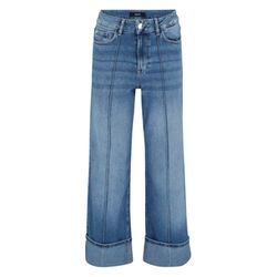 Zero Jeans wide leg with turn-up 28 inch - blue (8623)