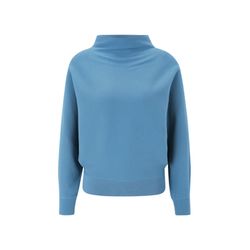 Zero Sweater with stand-up collar - blue (8387)