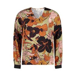 Cartoon Oversize-Bluse - braun (7850)