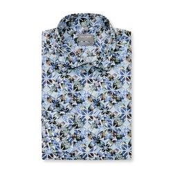 Olymp Comfort Fit: Business shirt - blue/white (00)