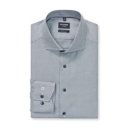 Olymp Modern Fit: Businesshemd - grün (45)